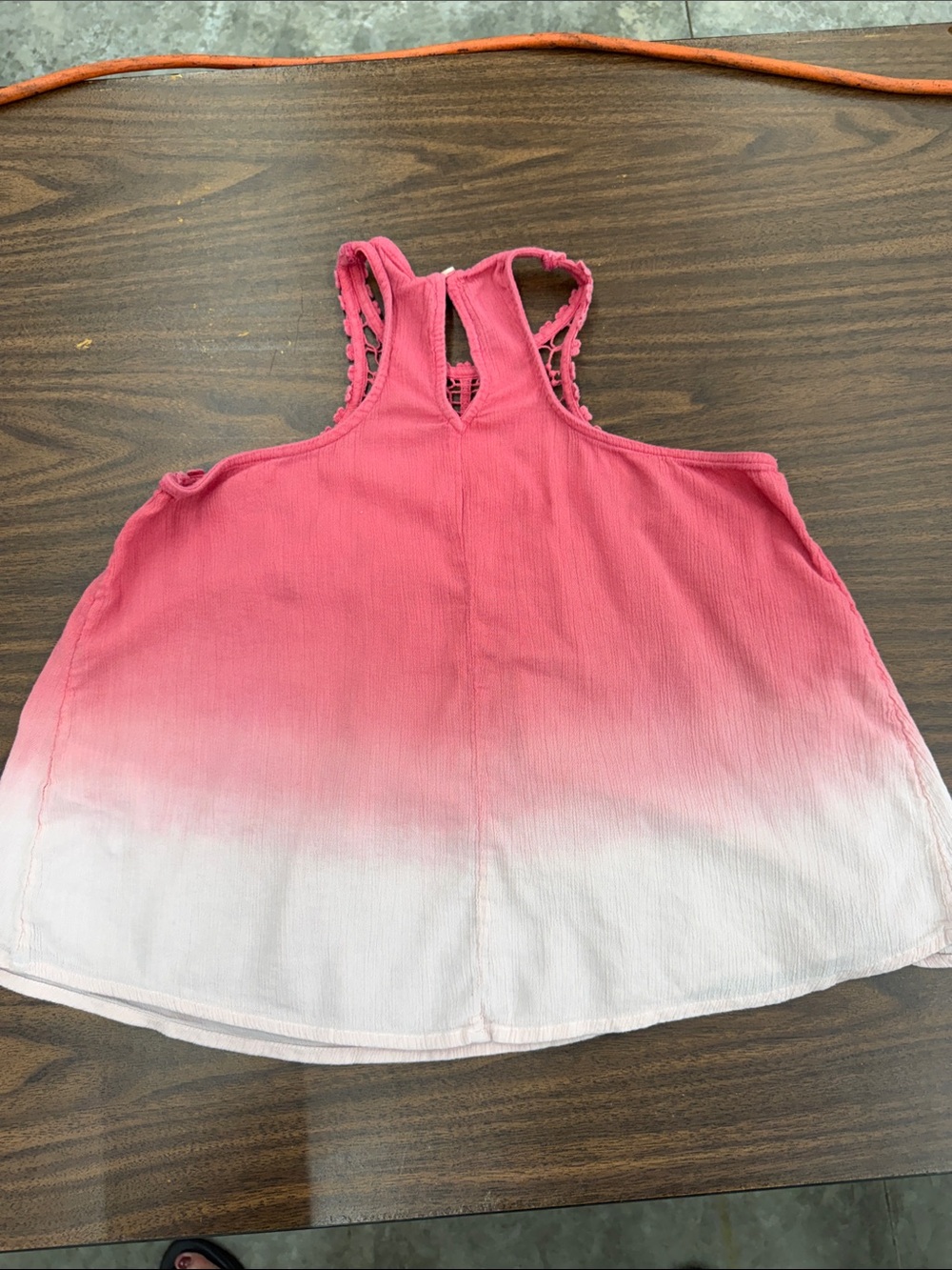 Hollister Pink Ombre Crochet Halter Top - Picture 5 of 7